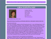 Tablet Screenshot of gracehypnosis.com